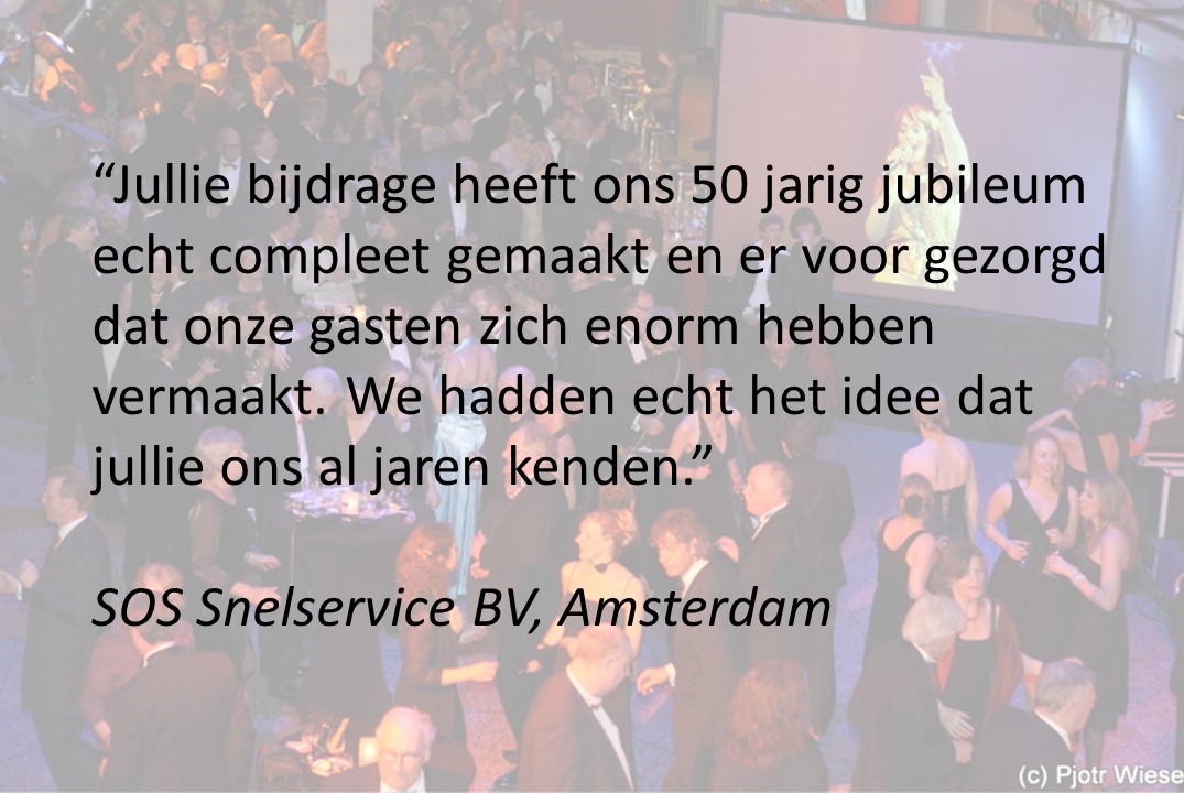 Referentie bedrijfsjubileum vieren